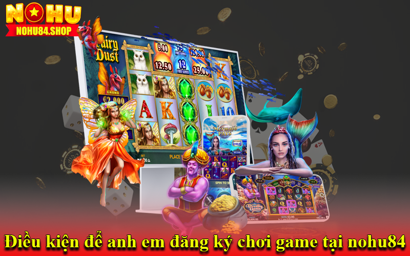 Điều kiện để anh em đăng ký chơi game tại nohu84